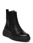 D Phaolae A Shoes Boots Ankle Boots Laced Boots Black GEOX