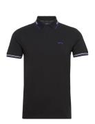 Paul Curved Sport Polos Short-sleeved Black BOSS