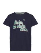 Tncille S_S Tee Tops T-shirts Short-sleeved Navy The New