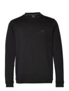 Salbo Curved Sport Sweat-shirts & Hoodies Sweat-shirts Black BOSS
