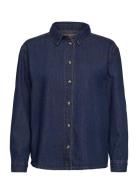 Dpwmaria Shirt Tops Shirts Long-sleeved Blue Denim Project