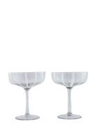 OYOY Living Design Mizu Coupe Glass - Pack Of 2 Nude