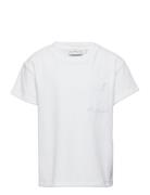 Mini Michelle Tee Tops T-shirts Short-sleeved White Malina