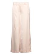 Pants With Vide Legs And Press Fold Bottoms Trousers Wide Leg Pink Cos...