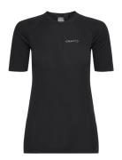 Adv Cool Intensity Ss W Sport T-shirts & Tops Short-sleeved Black Craf...