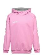 Hmlgo Kids Cotton Hoodie Sport Sweat-shirts & Hoodies Hoodies Pink Hum...
