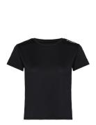 Hmlmt Aura Mesh T-Shirt Sport T-shirts & Tops Short-sleeved Black Humm...