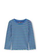 Kmgjolla L/S Top Jrs Tops T-shirts Long-sleeved T-shirts Blue Kids Onl...