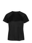 Women Sports T-Shirt Sport T-shirts & Tops Short-sleeved Black ZEBDIA