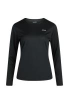 Women Longsleeved Sports Tee Sport T-shirts & Tops Long-sleeved Black ...