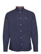 Tjm Classic Oxford Shirt Tops Shirts Casual Navy Tommy Jeans