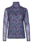 Michou Top Tops Blouses Long-sleeved Purple Fabienne Chapot