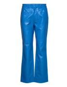 Johannacras Pants Bottoms Trousers Leather Leggings-Byxor Blue Cras