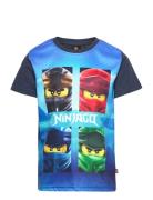 Lwtaylor 120 - Ss T-Shirt Tops T-shirts Short-sleeved Navy LEGO Kidswe...