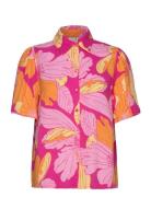 Yasfilippa Ss Shirt S. Tops Shirts Short-sleeved Pink YAS