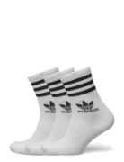 Crew Sock 3Str Sport Socks Regular Socks White Adidas Originals