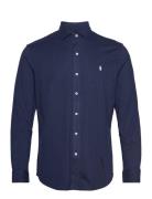 55/2 Jersey-Lsl-Sps Tops Shirts Casual Navy Polo Ralph Lauren