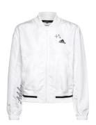 W Bluv Q3 Wvjkt Sport Sport Jackets White Adidas Sportswear