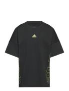 J D Loose T Sport T-shirts Short-sleeved Black Adidas Sportswear