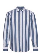 C-Hal-Kent-Fp-C1-232 Tops Shirts Casual Blue BOSS