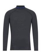 Ua Coldgear® Twist Mock Sport T-shirts Long-sleeved Black Under Armour