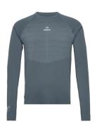 Nwlpace Ls Seamless Tops T-shirts Long-sleeved Blue Newline