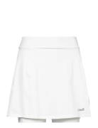 Court Slit Skirt Sport Short White Casall