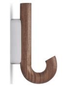 Gejst Hook Hanger Mini Walnut/Chrome Brun