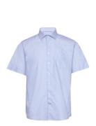 Bs Salvador Modern Fit Shirt Tops Shirts Short-sleeved Blue Bruun & St...
