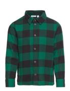 Nmmoskar Ls Shirt Pb Tops Shirts Long-sleeved Shirts Green Name It