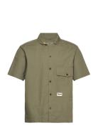 Wf Roc Shop Shirt Designers Shirts Short-sleeved Khaki Green Timberlan...