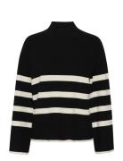 Kanellie Knit Pullover Tops Knitwear Turtleneck Black Kaffe
