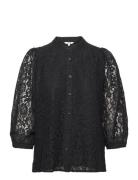 Solstice-M Tops Shirts Long-sleeved Black MbyM