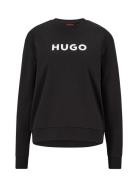 The Hugo Sweater Tops Sweat-shirts & Hoodies Sweat-shirts Black HUGO