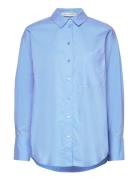 Shirt Tops Shirts Long-sleeved Blue Sofie Schnoor