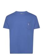 Classic Fit Pocket T-Shirt Tops T-shirts Short-sleeved Blue Polo Ralph...