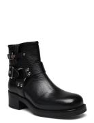 Zevil Structure Shoes Boots Ankle Boots Ankle Boots Flat Heel Black Pa...