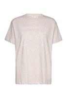 Responsibility T-Shirt Gots Tops T-shirts & Tops Short-sleeved Cream B...