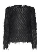 Rodebjer Marville Tops Blouses Long-sleeved Black RODEBJER