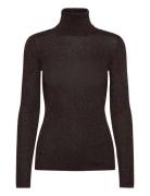 Slcarina Pullover Tops Knitwear Jumpers Brown Soaked In Luxury