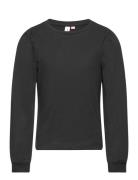 Vero Moda Girl Vmkerry Ls O-Neck Top Jrs Girl Svart