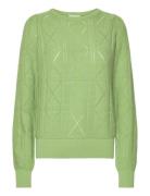 Fqdodo-Pullover Tops Knitwear Jumpers Green FREE/QUENT