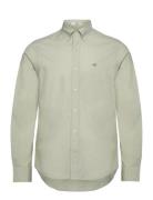 Slim Classic Poplin Shirt Tops Shirts Casual Green GANT