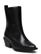 Biamona Western Zip Boot Polido Shoes Boots Ankle Boots Ankle Boots Fl...