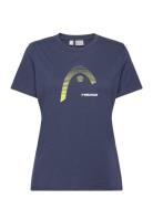 Club Lara T-Shirt Women Sport T-shirts & Tops Short-sleeved Blue Head