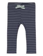 Stripe Rib Pants Baby Bottoms Leggings Navy Müsli By Green Cotton
