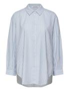 Srgerda Shirt Tops Shirts Long-sleeved Blue Soft Rebels