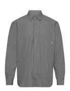 Wbyuzo Striped Shirt Designers Shirts Casual Grey Woodbird