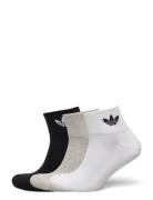 Mid Ankle Sock 3 Pair Pack Sport Socks Footies-ankle Socks Multi/patte...