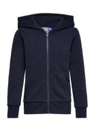 Jack & J S Jjebradley Sweat Zip Hood Noos Jnr Marinblå